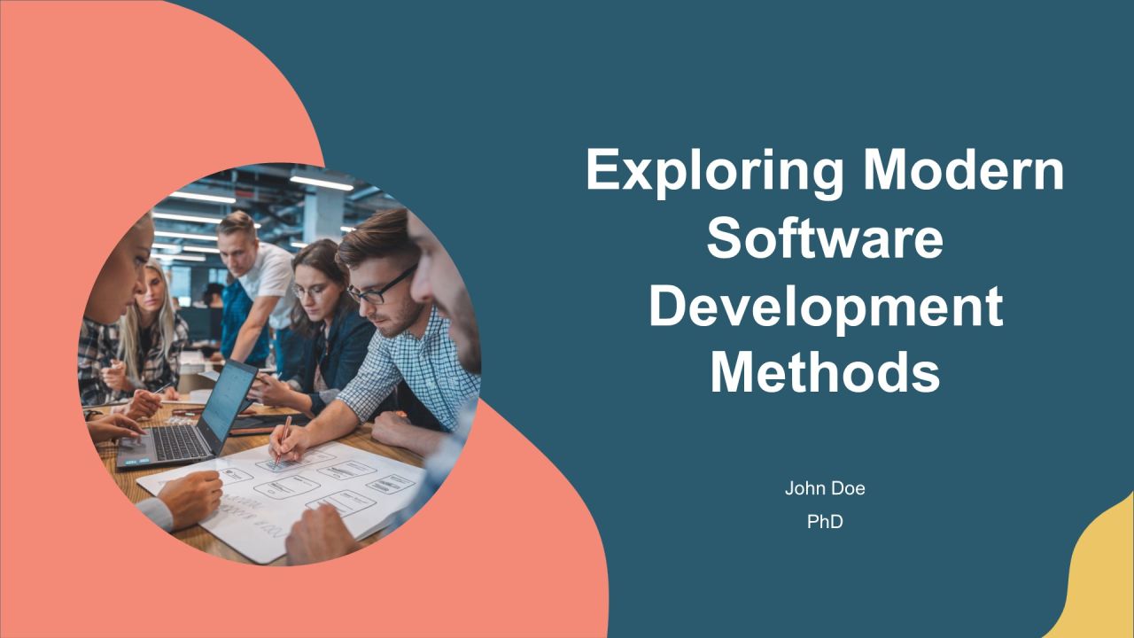 Exploring Modern Software Development Methods PPT Example AT