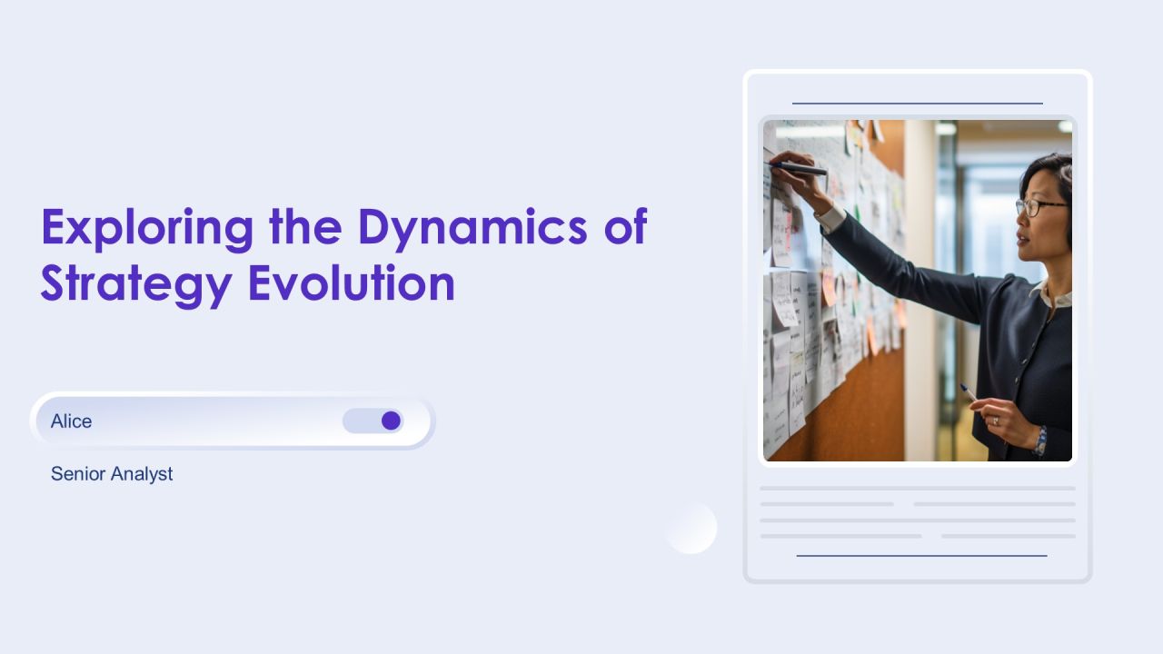 Exploring The Dynamics Of Strategy Evolution PPT Guidelines AT