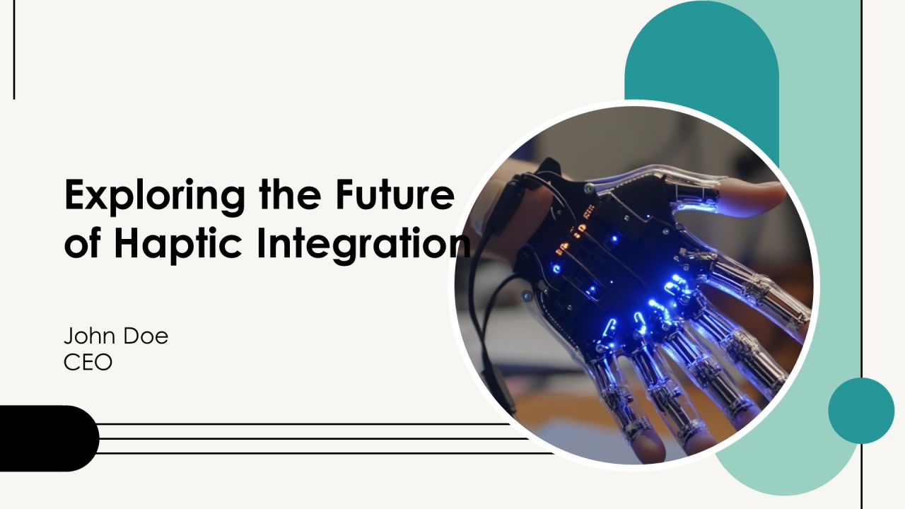 Exploring The Future Of Haptic Integration PPT Presentation AT
