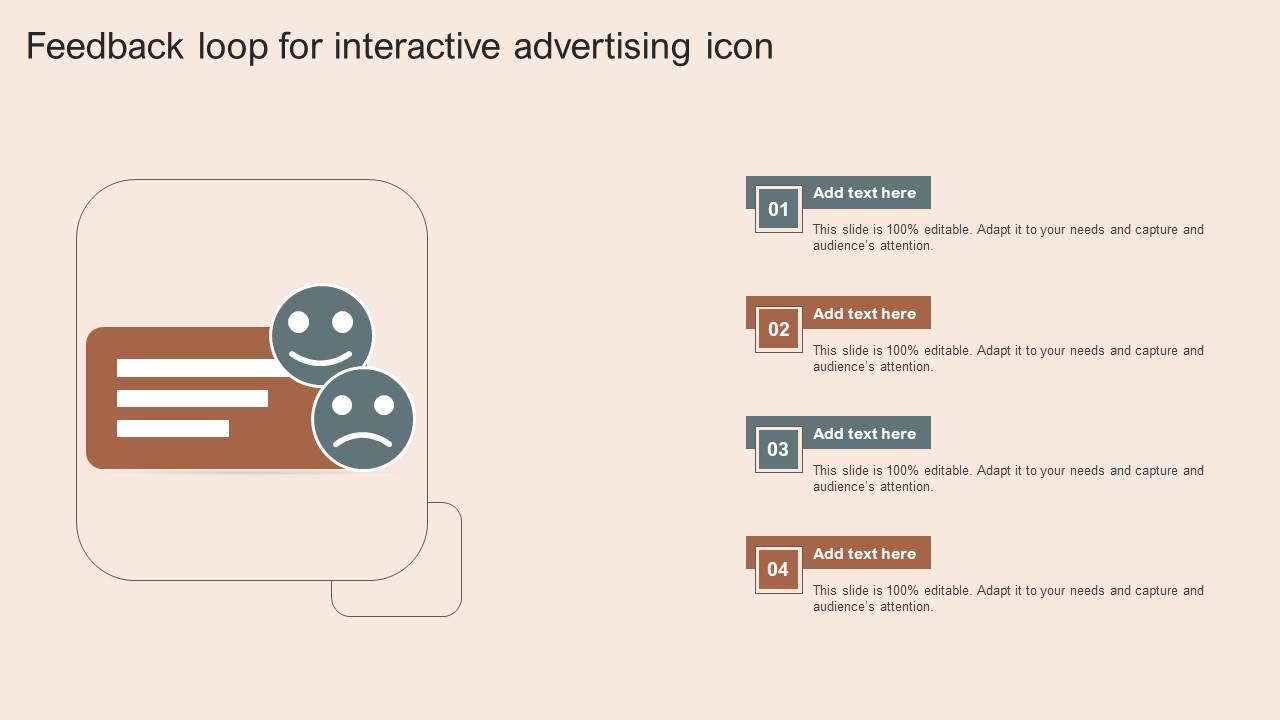 Feedback Loop For Interactive Advertising Icon