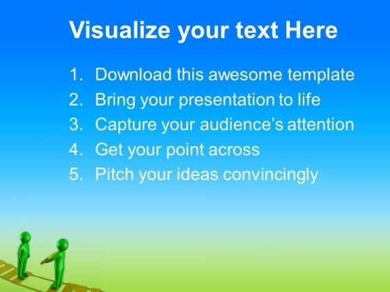 Fill The Gap In Between Bridge PowerPoint Templates Ppt Backgrounds For ...