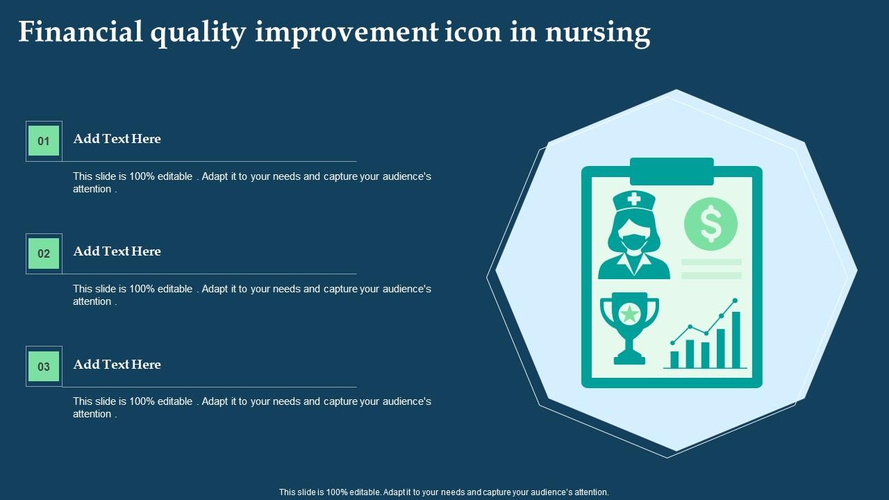 Financial Quality Improvement Icon In Nursing Introduction Pdf