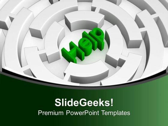 Find New Way Of Help PowerPoint Templates Ppt Backgrounds For Slides 0413
