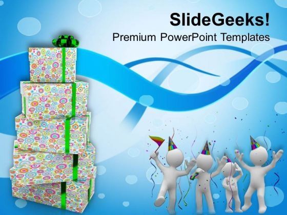 Find Your Own Gift This Festive Season PowerPoint Templates Ppt Backgrounds For Slides 0513 Slide01