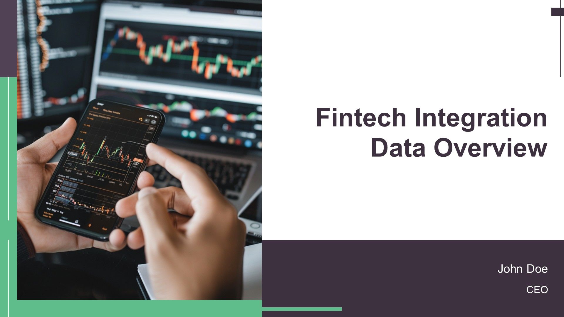 Fintech Integration Data Overview PPT Sample AT