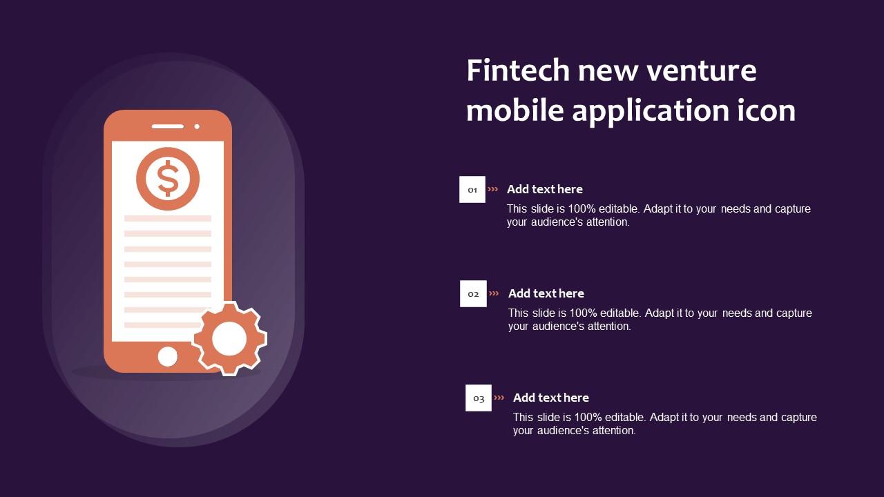 Fintech New Venture Mobile Application Icon Ideas Pdf