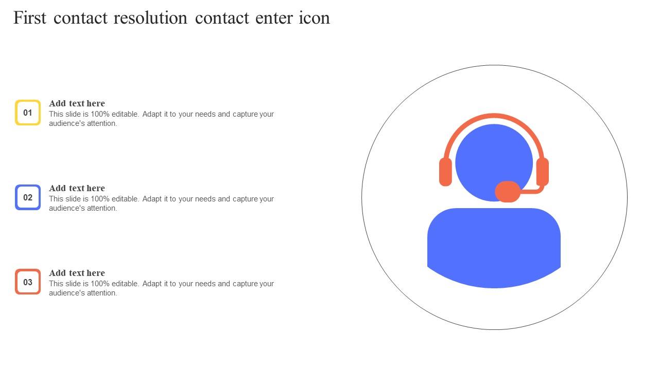 First Contact Resolution Contact Enter Icon Information Pdf