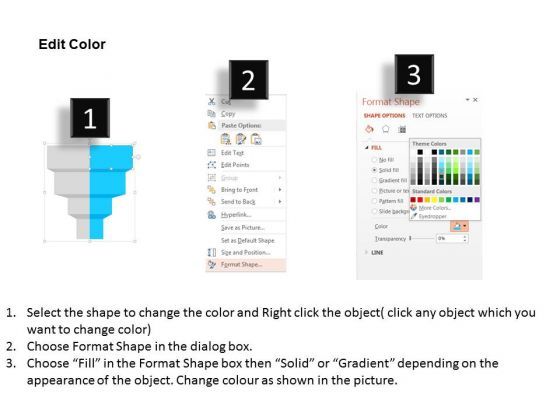 Four Staged Vertical Text Boxes For Data Display Presentation Template Slide03