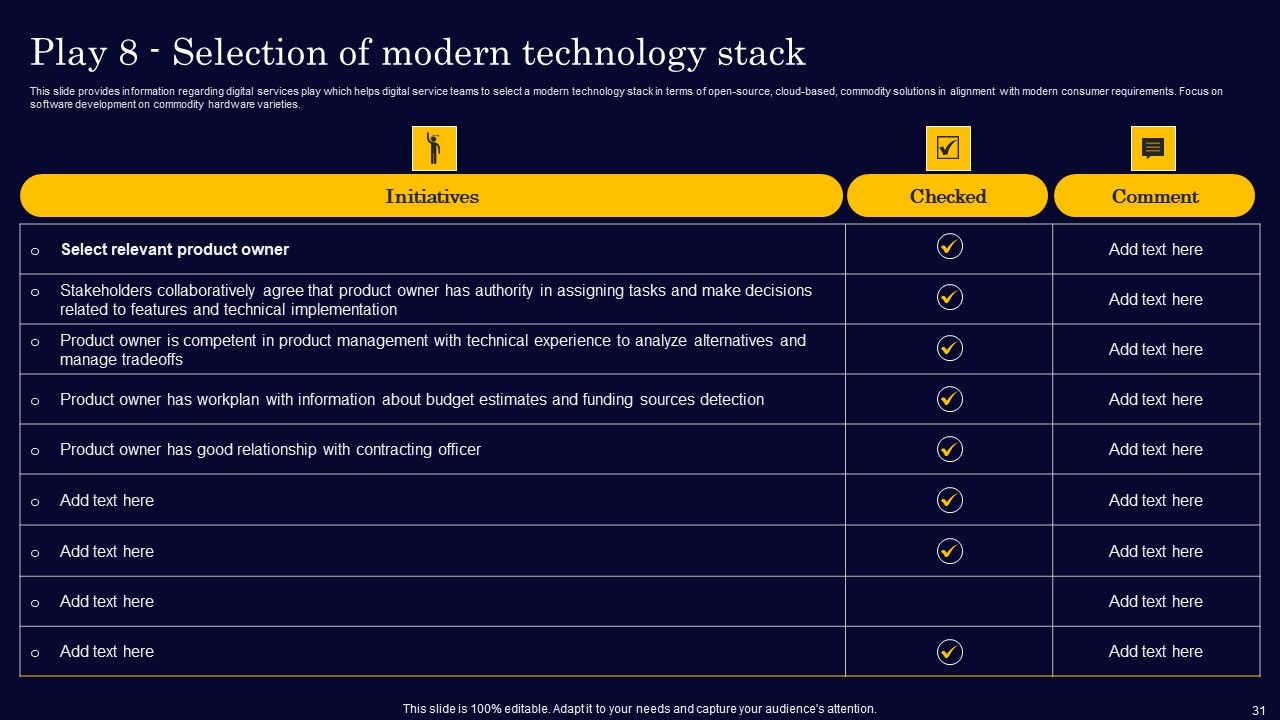 Gen Tech Stack Playbook Ppt PowerPoint Presentation Complete Deck With Slides Slide31