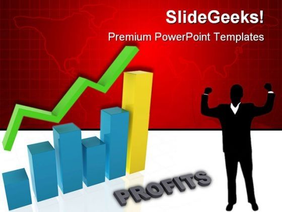 Graph Showing Profits Business PowerPoint Templates And PowerPoint ...