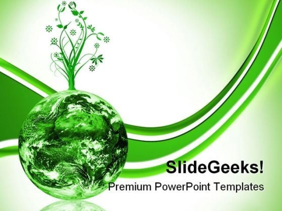 Green Earth Concept Environment PowerPoint Templates And PowerPoint ...