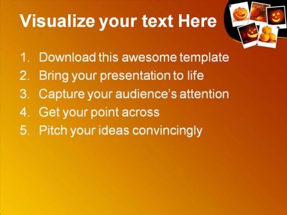 Halloween Collage Nature Powerpoint Template 1010 Halloween Collage Nature Powerpoint Template 1010