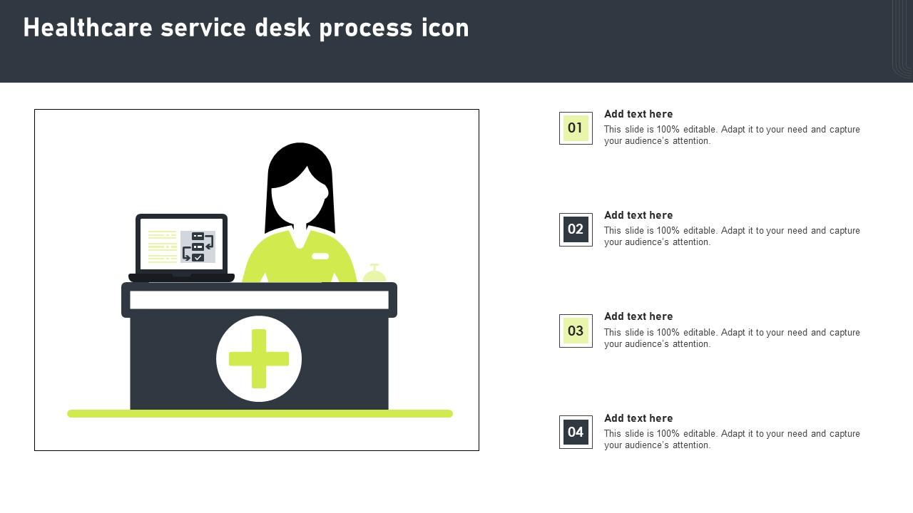 Healthcare Service Desk Process Icon Professional Pdf