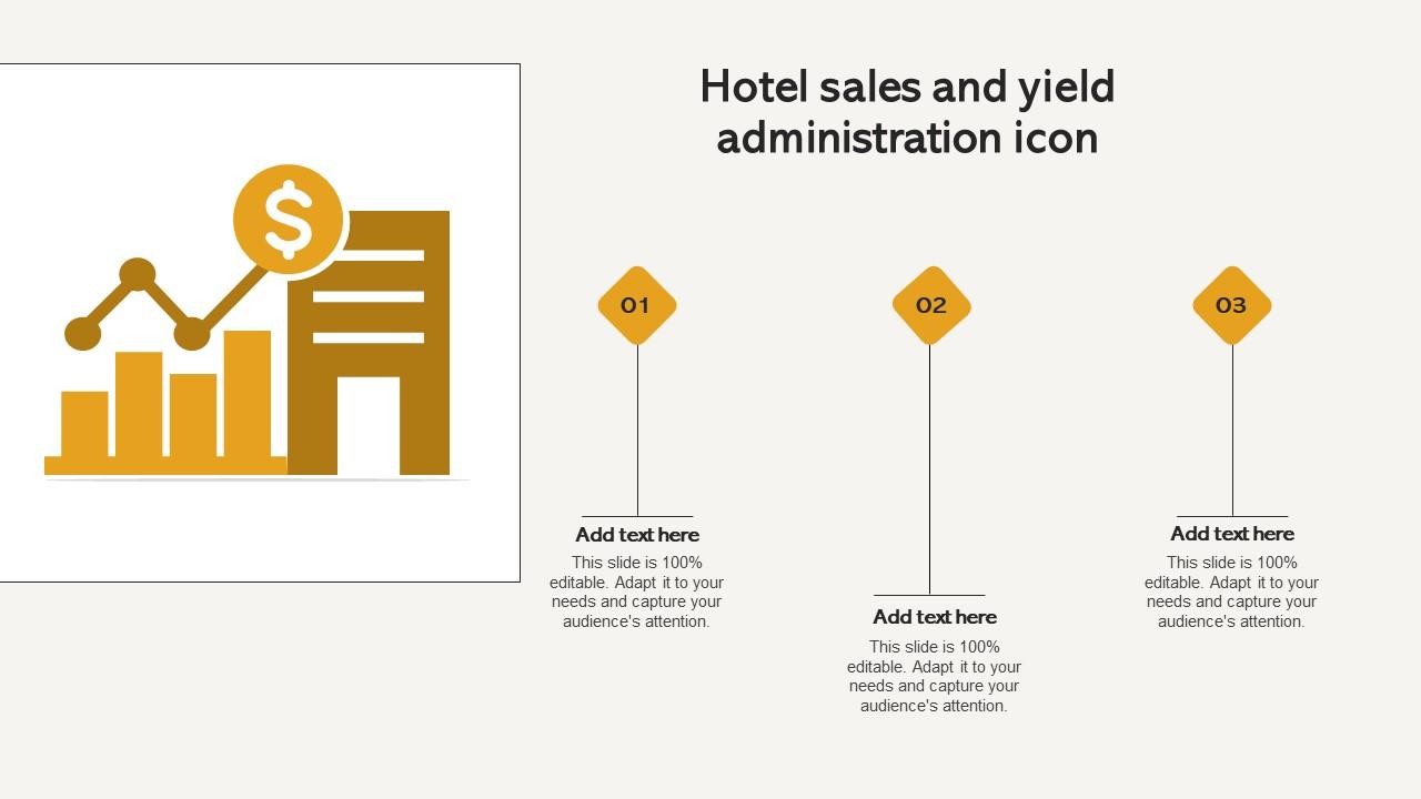 Hotel Sales And Yield Administration Icon Brochure Pdf