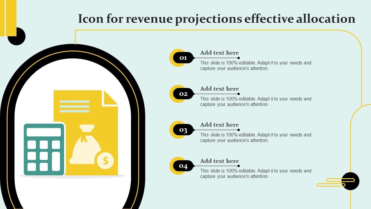 Icon For Revenue Projections Effective Allocation Clipart Pdf