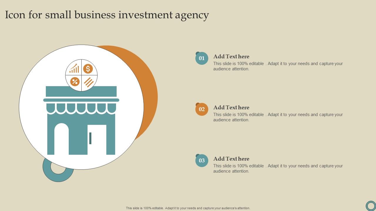 Icon For Small Business Investment Agency Summary Pdf