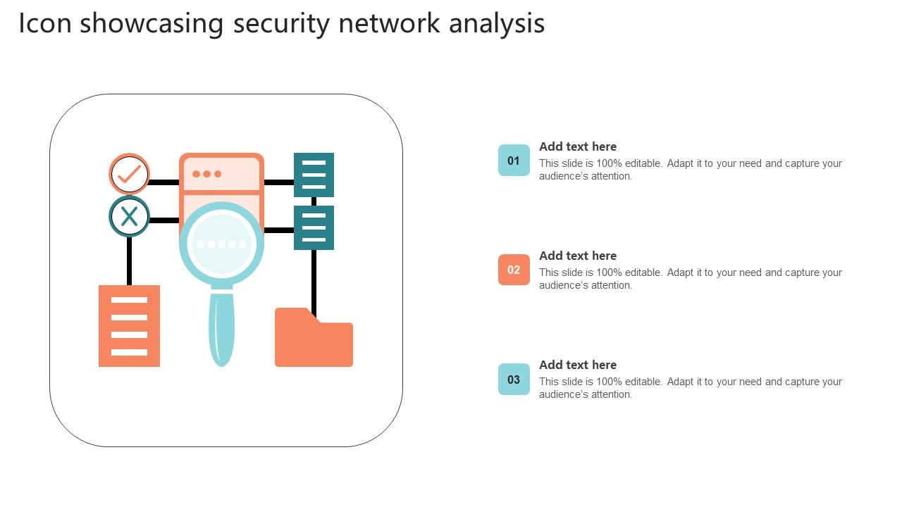 Icon Showcasing Security Network Analysis Structure Pdf