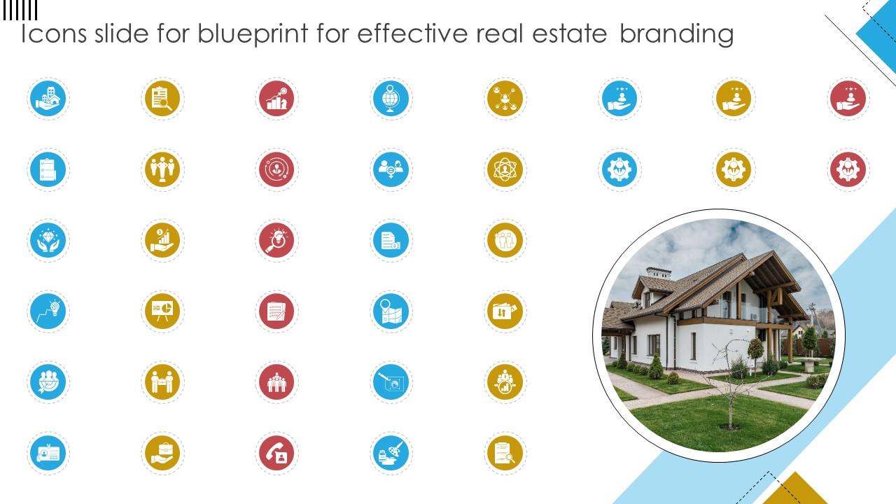 Icons Slide For Blueprint For Effective Real Estate Branding Strategy SS V