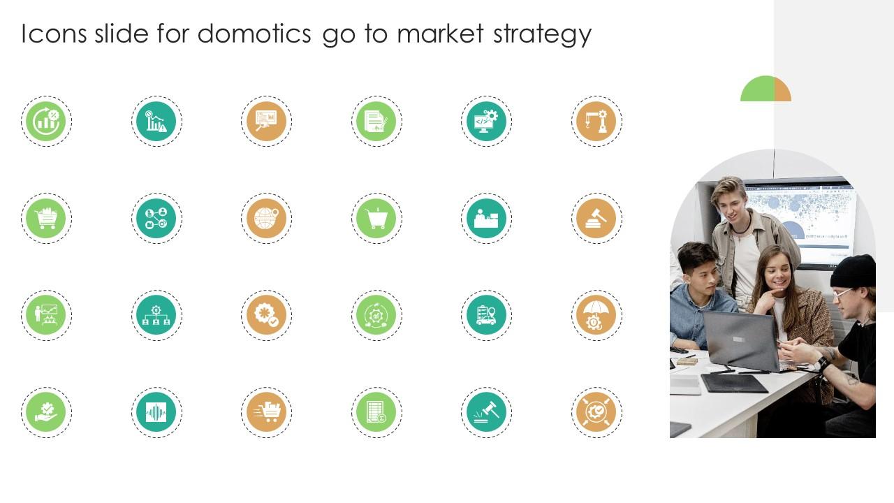 Icons Slide For Domotics Go To Market Strategy GTM SS V