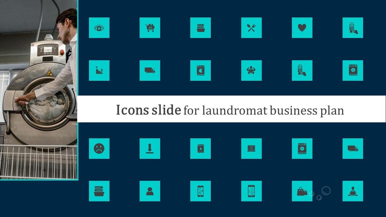 Icons Slide For Laundromat Business Plan Slides Pdf