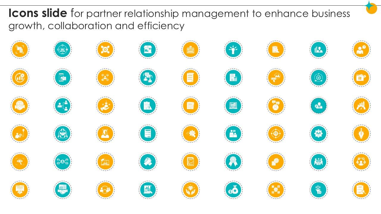 Icons Slide For Partner Relationship Management To Partner Relationship Ppt Template
