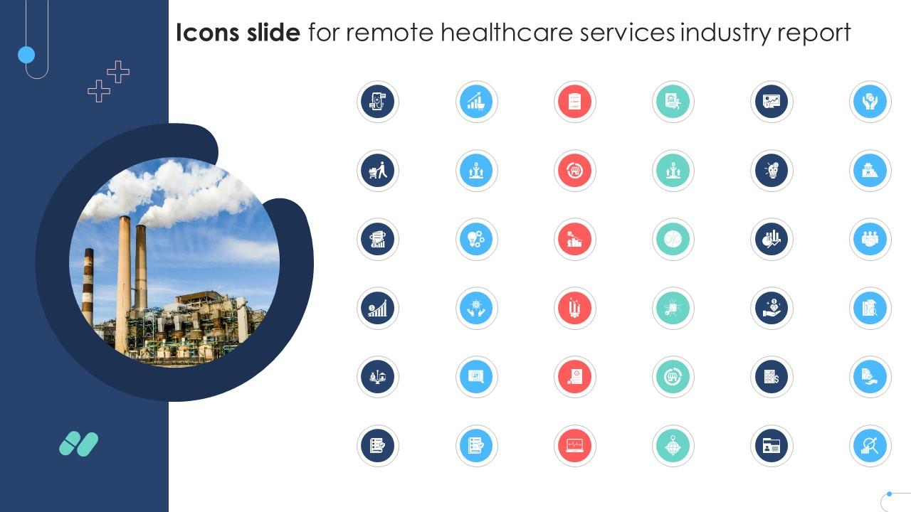 Icons Slide For Remote Healthcare Services Industry Report IR SS V