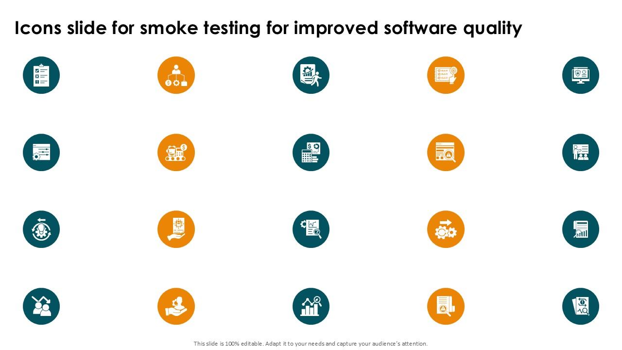 Icons Slide For Smoke Testing For Improved Software Quality Ppt Example