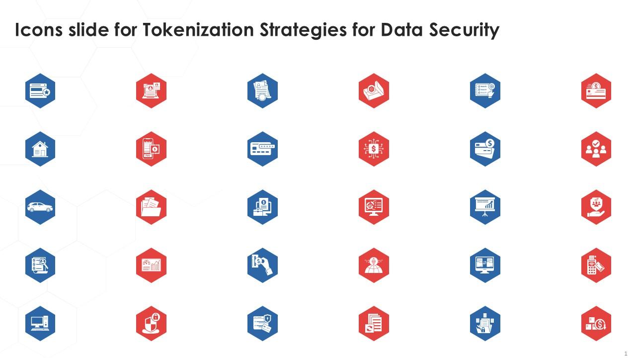 Icons Slide For Tokenization Strategies For Data Security PPT Presentation
