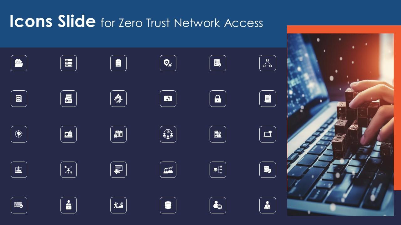 Icons Slide For Zero Trust Network Access Ppt Diagram Images