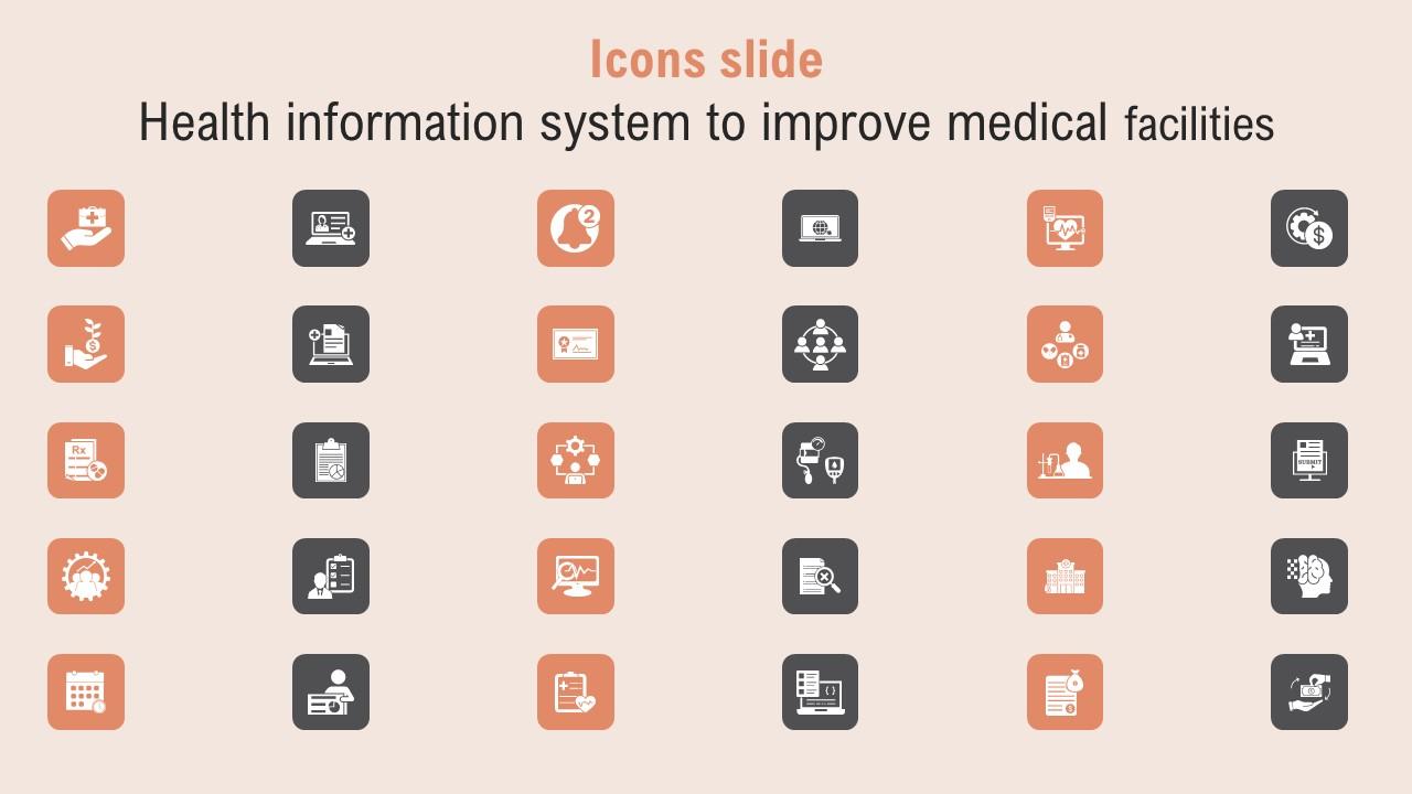 Icons Slide Health Information System To Improve Medical Facilities Rules Pdf