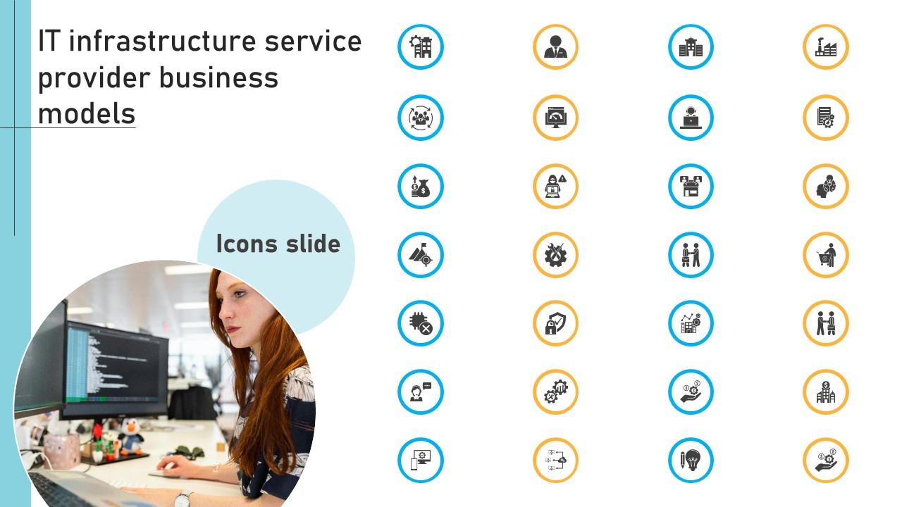 Icons Slide IT Infrastructure Service Provider Business Models BMC SS V