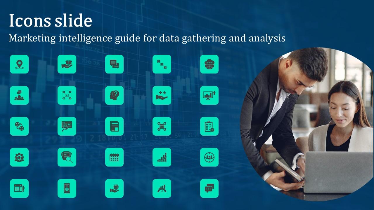 Icons Slide Marketing Intelligence Guide For Data Gathering And Analysis Portrait Pdf