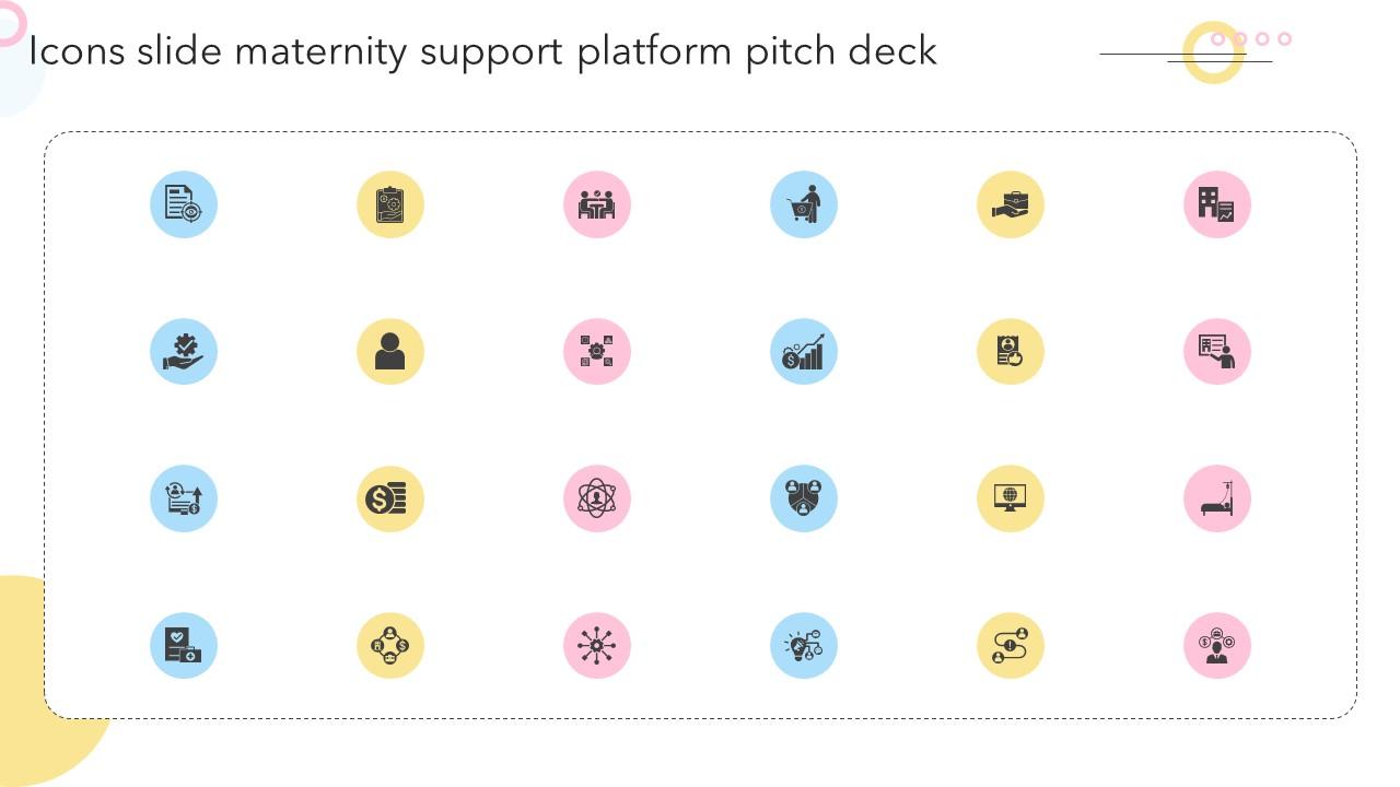 Icons Slide Maternity Support Platform Pitch Deck