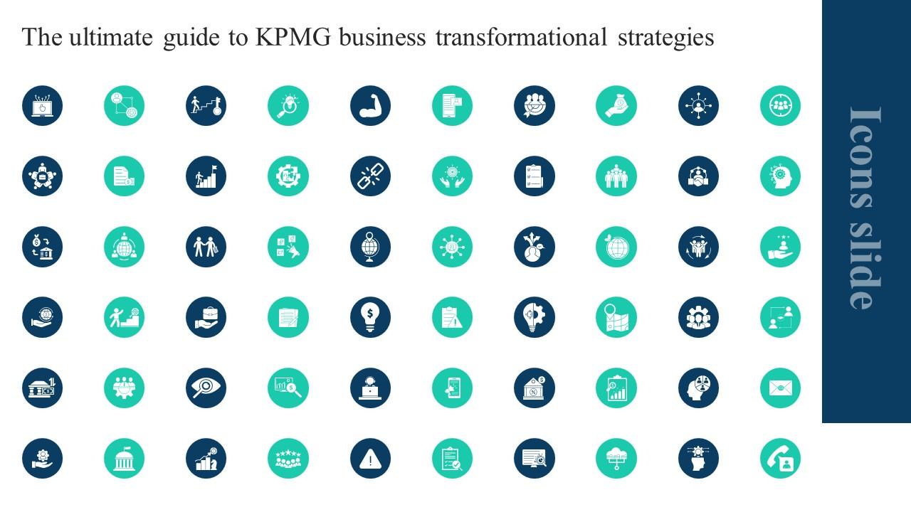 Icons Slide The Ultimate Guide To KPMG Business Transformational Strategies Strategy SS V