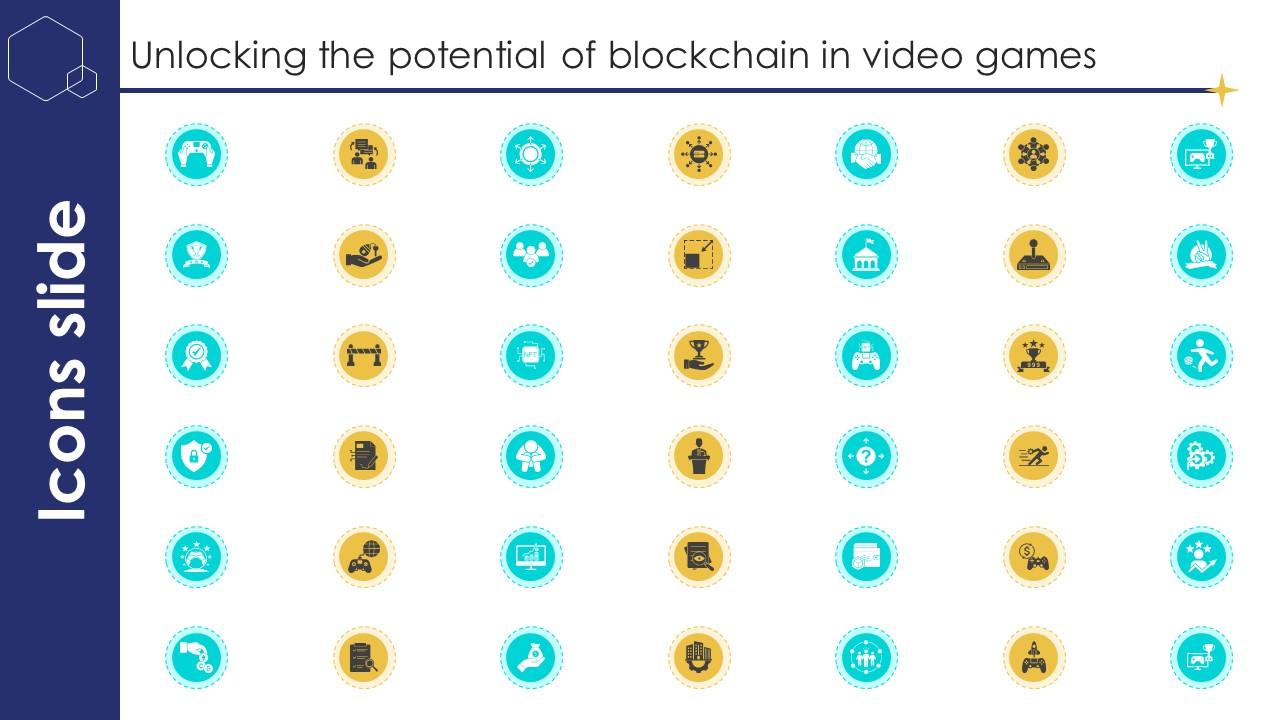 Icons Slide Unlocking The Potential Of Blockchain In Video Games BCT SS V