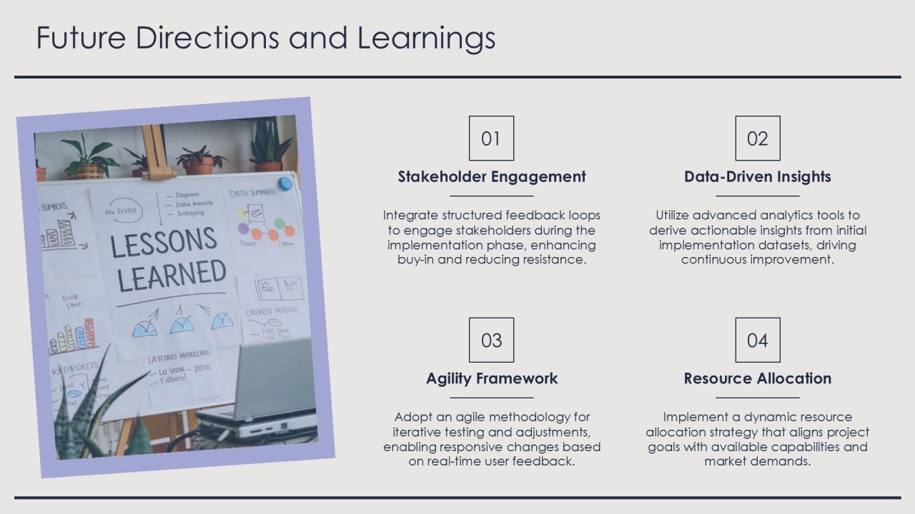Implementation Lessons Learned For Future Success PPT Guidelines AT Slide25
