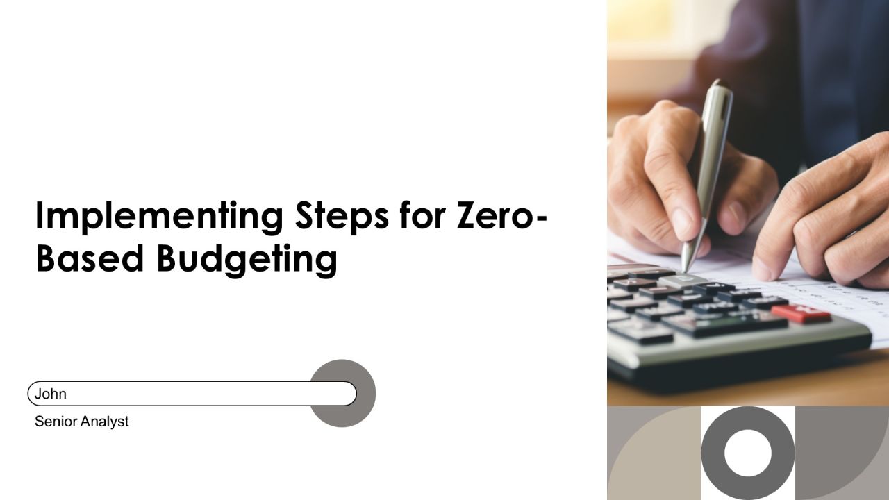 Implementing Steps For Zero Based Budgeting PPT Sample AT