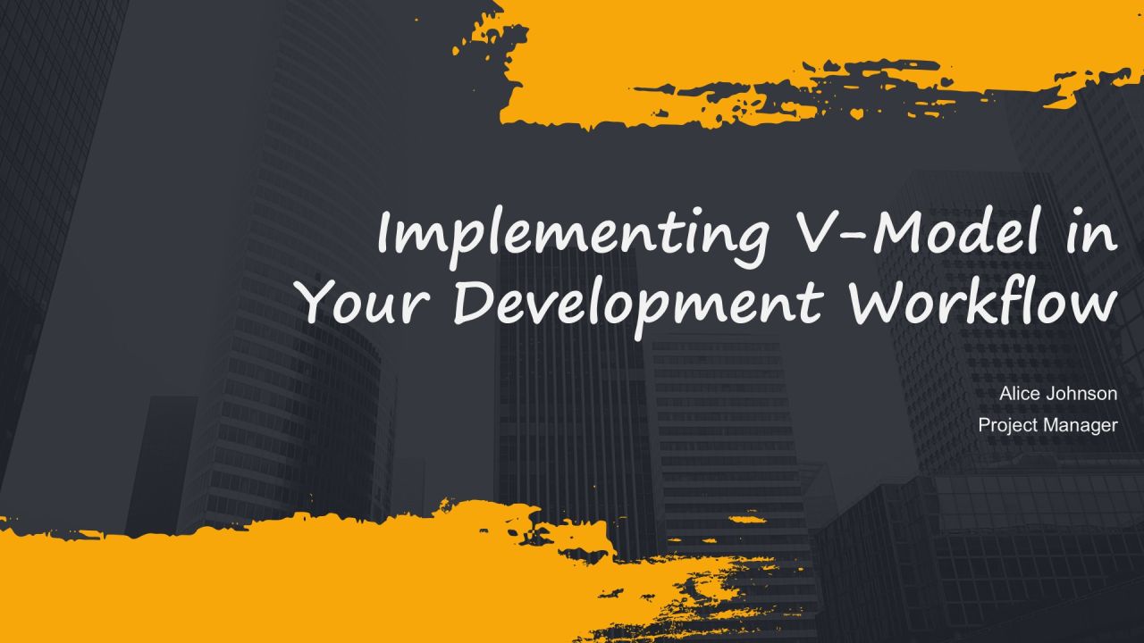 Implementing V Model In Your Development Workflow PPT Structure AT