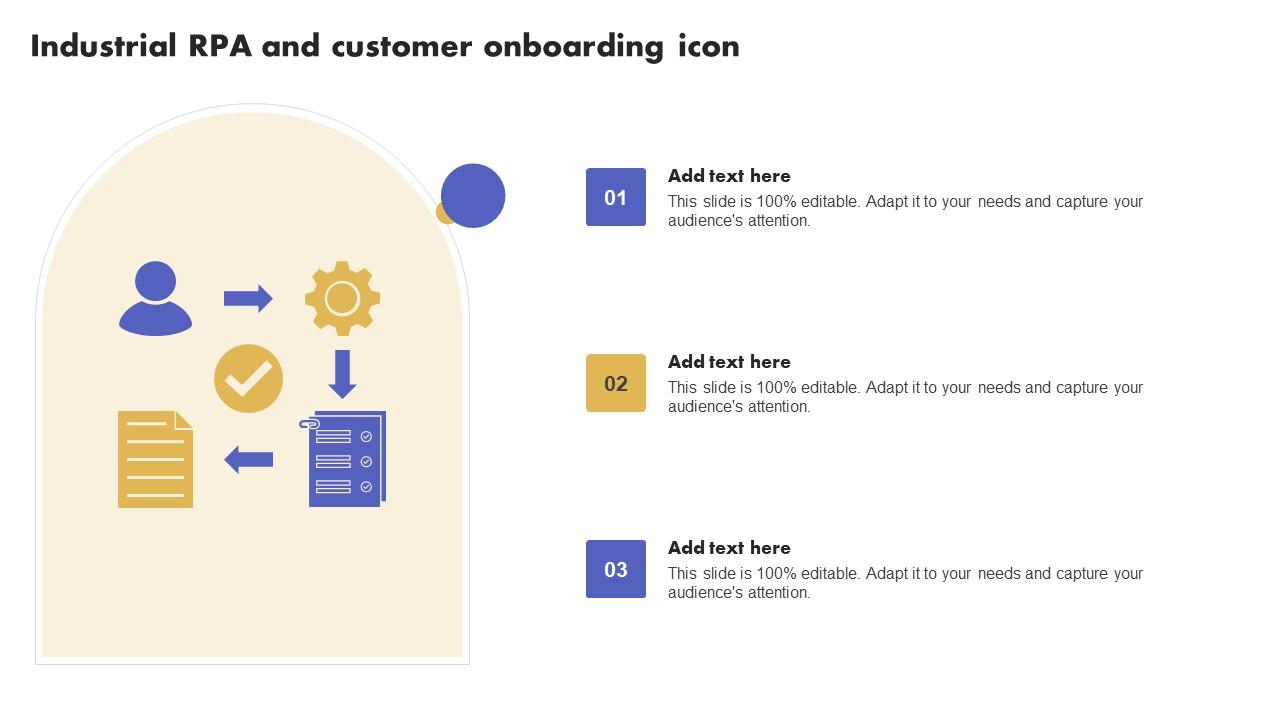Industrial RPA And Customer Onboarding Icon Formats Pdf