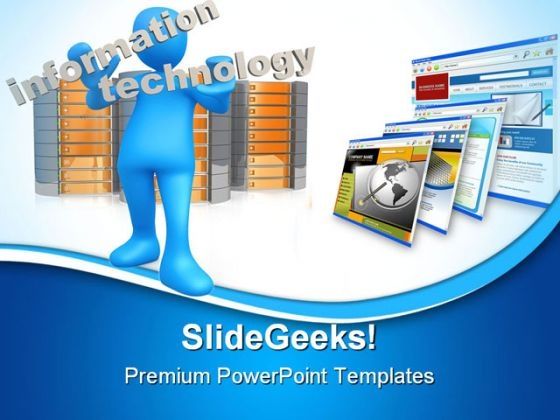 Information Technology Internet PowerPoint Templates And PowerPoint ...