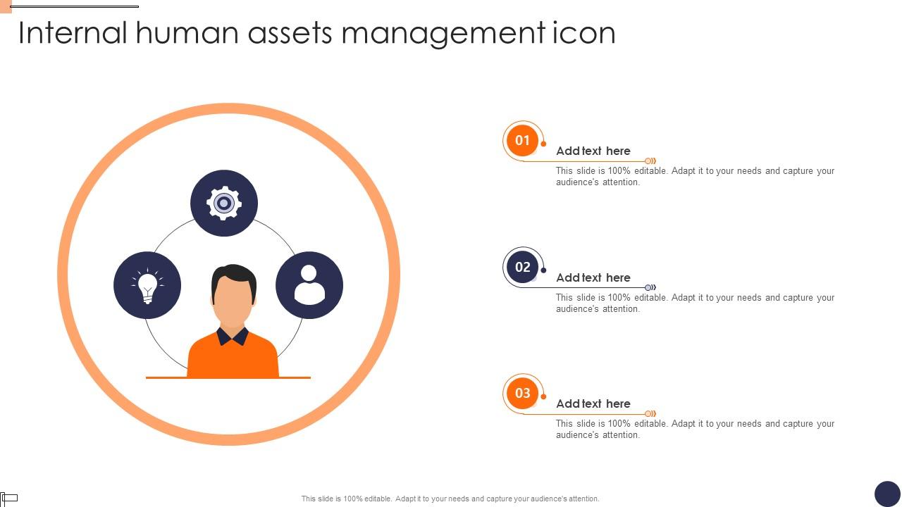 Internal Human Assets Management Icon Template Pdf