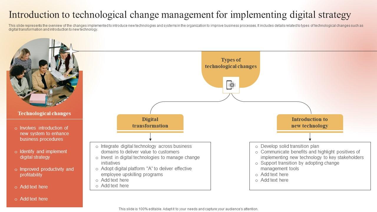 Introduction To Technological Change Adapting To Technological Change Introduction To Technological Change Adapting To Technological Change