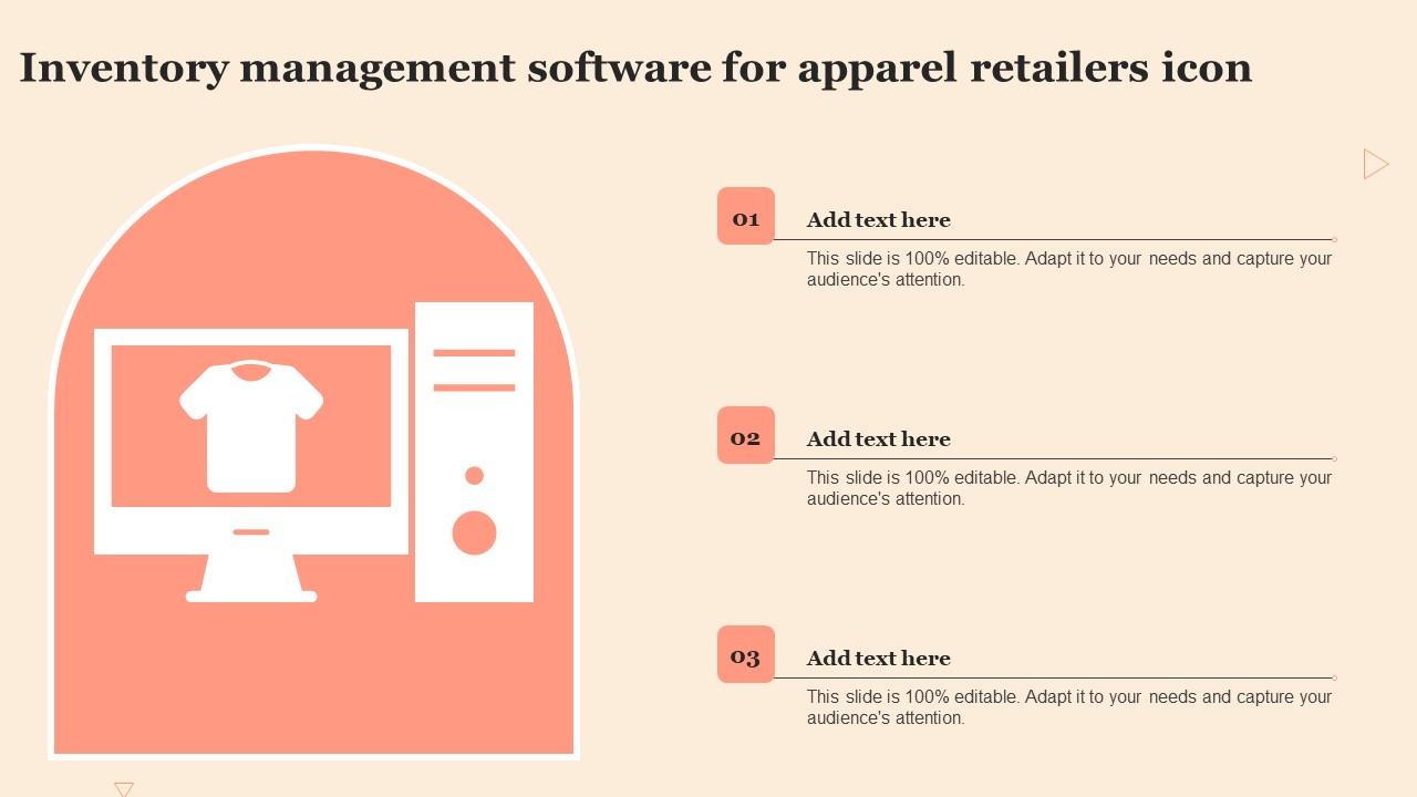 Inventory Management Software For Apparel Retailers Icon Diagrams Pdf