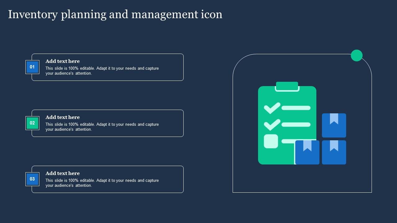 Inventory Planning And Management Icon Ideas Pdf
