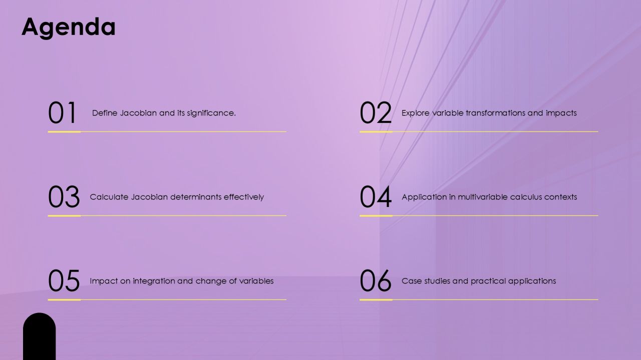 Jacobian Determinant Importance Of Variable Changes PPT Structure AT Slide02