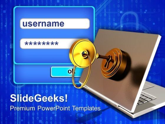 Lockable Notebook Security Technology Powerpoint Templates Ppt Lockable Notebook Security Technology Powerpoint Templates Ppt