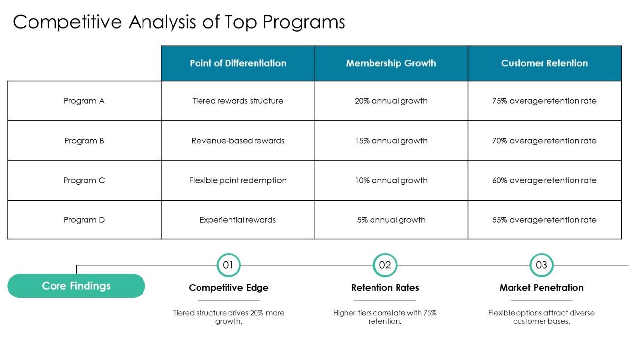 Loyalty Program Comparison Analysis Overview PPT Presentation AT Slide09