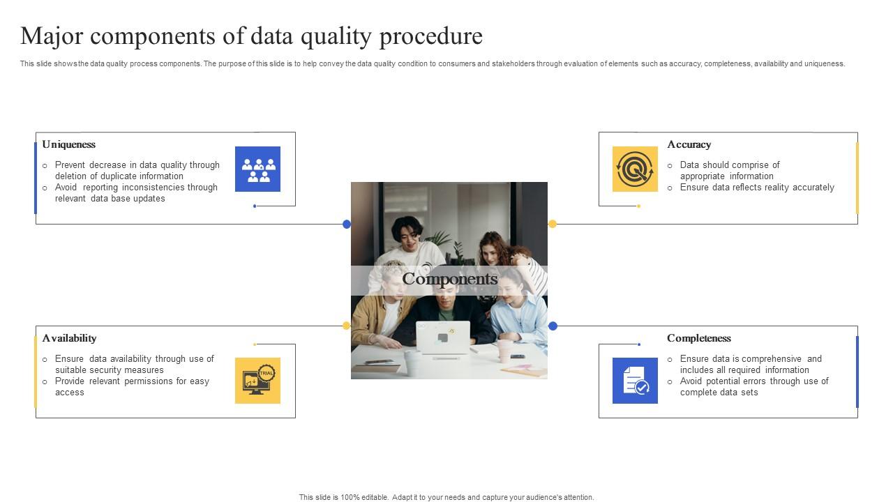 Major Components Of Data Quality Procedure Guidelines Pdf