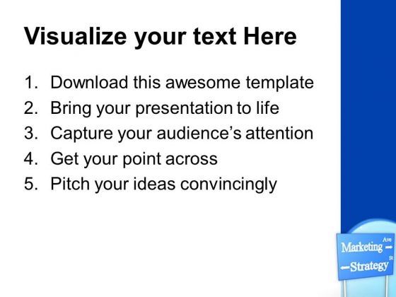Marketing And Strategy Signpost Business PowerPoint Templates Ppt Backgrounds For Slides 0313 Slide03