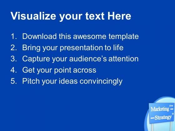 Marketing And Strategy Signpost Business PowerPoint Templates Ppt Backgrounds For Slides 0313 Slide02